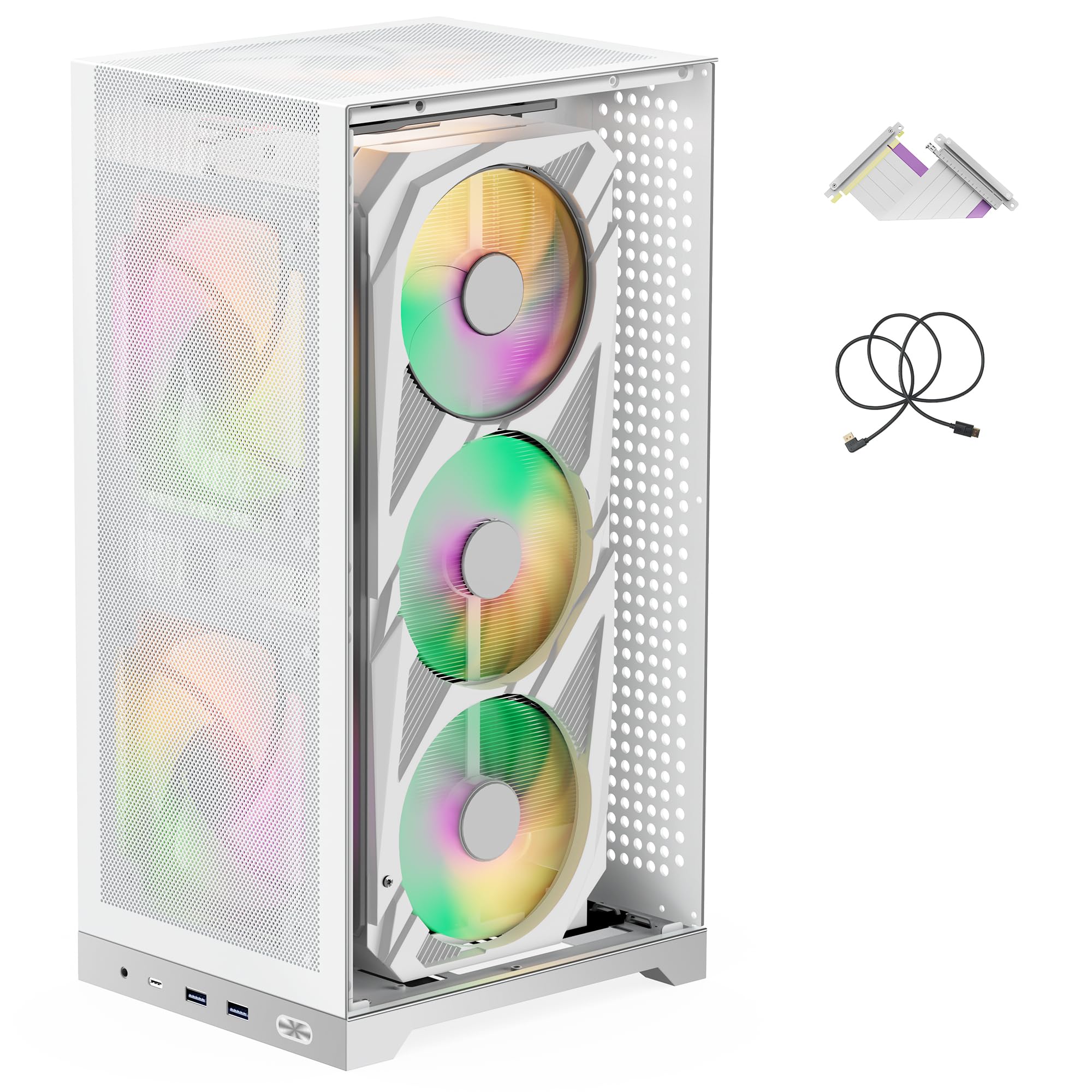 Amazon.com: ShinySnake L400 Mesh ITX Computer Chassis - 12.1L